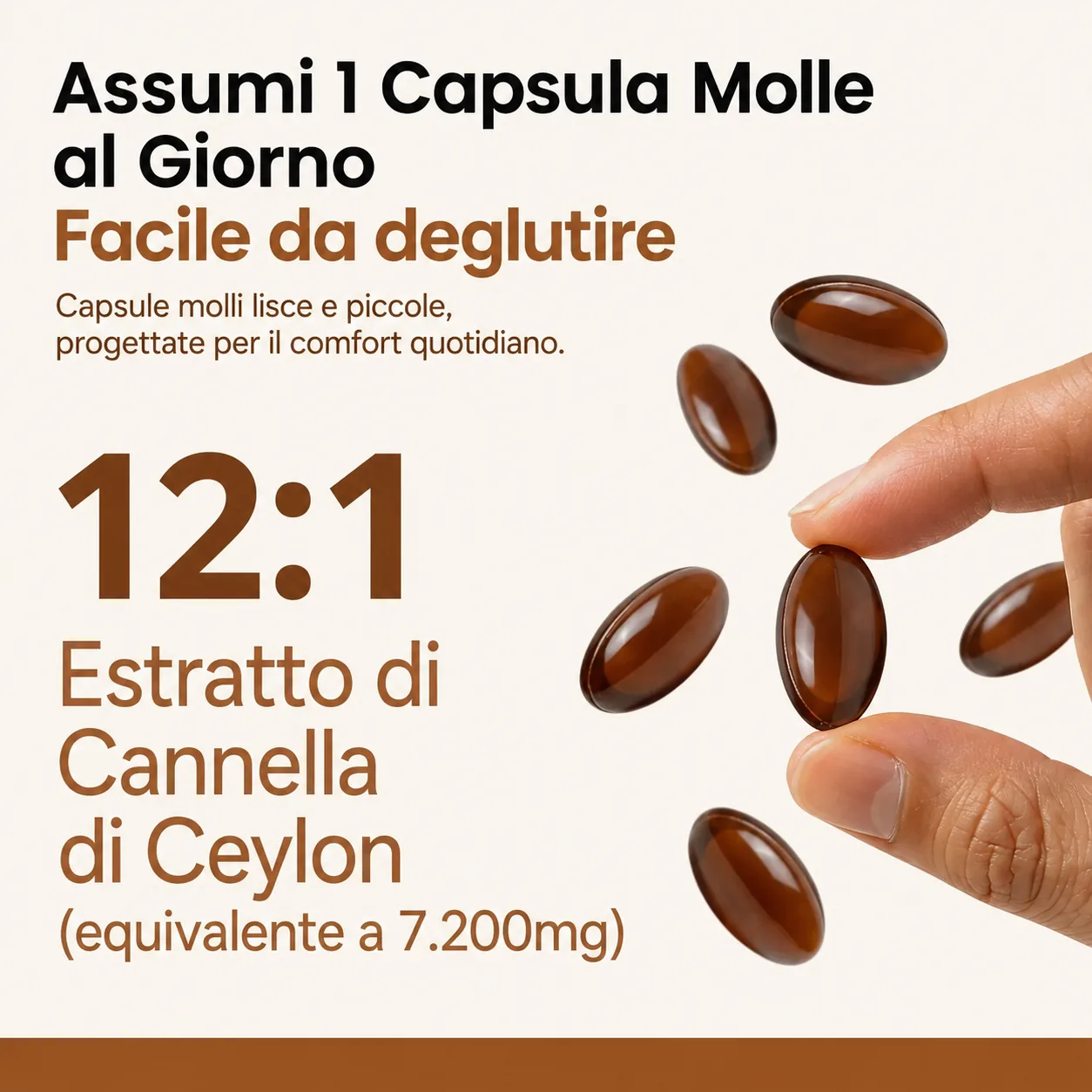 Una capsula molle al giorno, estratto 12:1